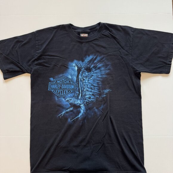 Vintage Y2K Harley Davidson 2000 Eagle Ridge Lake Wales Florida Black Size Large - Picture 2 of 6
